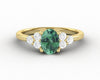 Astrid 1.0 Ct Oval Cut Natural Green Sapphire