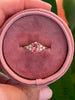 Astrid 1.65 Ct Oval Cut Champagne Peach Sapphire Engagement Ring