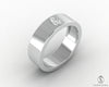Icarus 6mm Marquise Cut Moissanite Men's Wedding Band