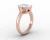 Caterina 2.5 Ct Solitaire Emerald Cut Engagement Ring