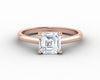 Nora 1.0 Ct Solitaire Asscher Cut Engagement Ring