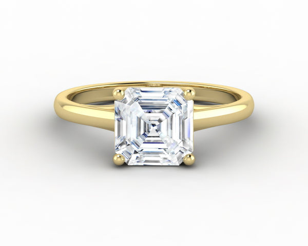 Nora 1.5 Ct Solitaire Asscher Cut Engagement Ring