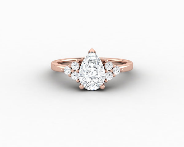 Astrid 1.20 Ct Pear Cut Engagement Ring