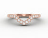 Jolene 1/6 Ct Curved Wedding Band