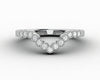 Jolene 1/6 Ct Curved Wedding Band