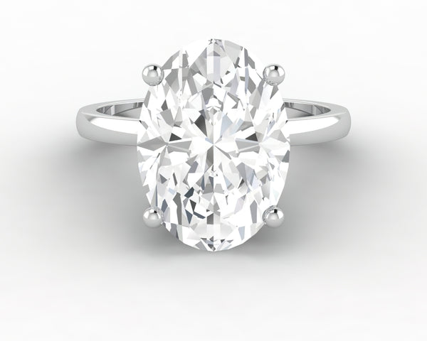 Luce 6.0 Ct Oval Cut Engagement Ring