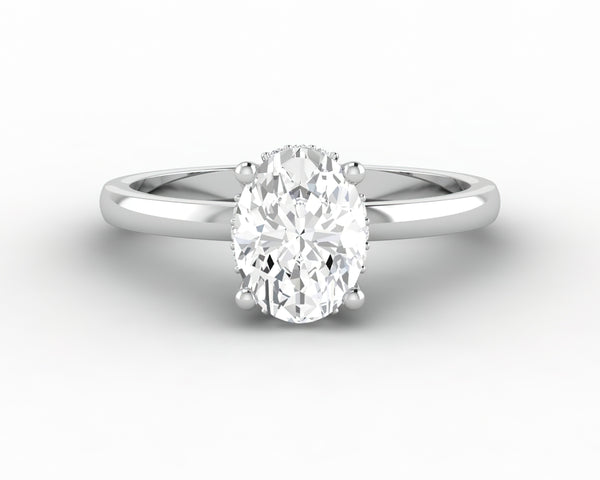 Luce 1.0 Ct Oval Cut Engagement Ring