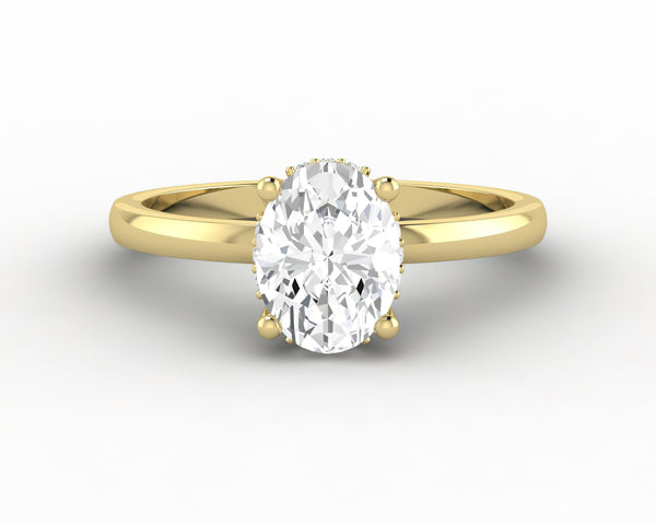 Luce 1.0 Ct Oval Cut Engagement Ring
