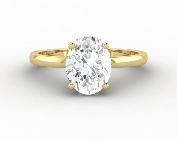 Luce 1.5 Ct Oval Cut Engagement Ring