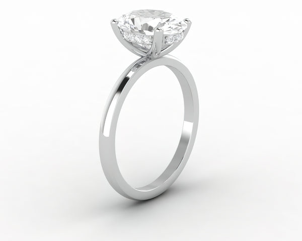 Luce 2.0 Ct Oval Cut Engagement Ring