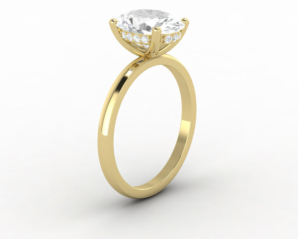 Luce 2.0 Ct Oval Cut Engagement Ring