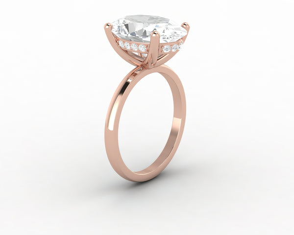 Luce 6.0 Ct Oval Cut Engagement Ring