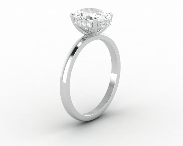 Luce 1.5 Ct Oval Cut Engagement Ring