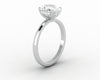 Luce 1.5 Ct Oval Cut Engagement Ring