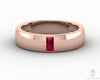Mariana 4.5mm Men's Ruby Baguette Wedding Band