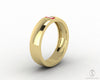 Mariana 4.5mm Men's Ruby Baguette Wedding Band