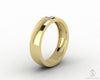 Mariana 4.5mm Men's Blue Sapphire Baguette Wedding Band
