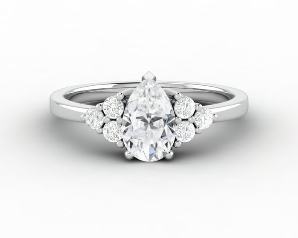 Astrid 0.75 Ct Pear Cut Engagement Ring