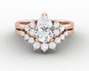 Astrid 1.2 Ct Pear Cut Bridal Set