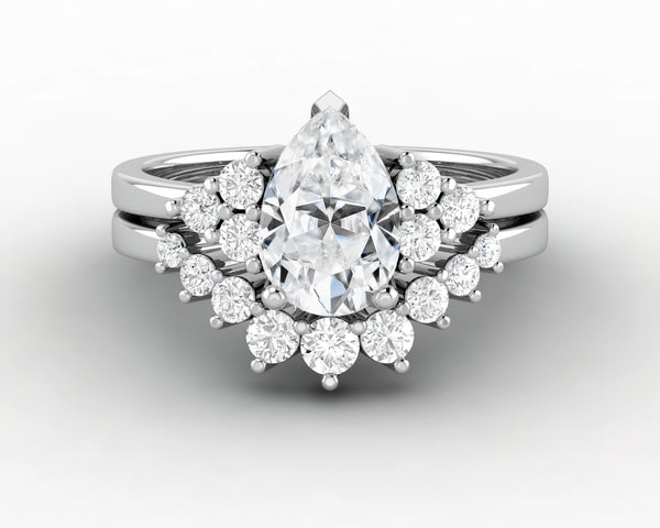 Astrid 1.2 Ct Pear Cut Bridal Set