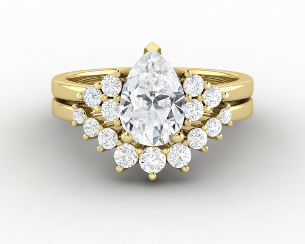 Astrid 1.2 Ct Pear Cut Bridal Set