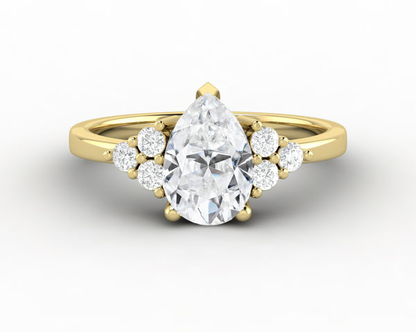 Astrid 1.20 Ct Pear Cut Engagement Ring