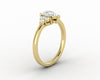 Astrid 0.75 Ct Pear Cut Engagement Ring