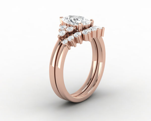 Astrid 1.2 Ct Pear Cut Bridal Set