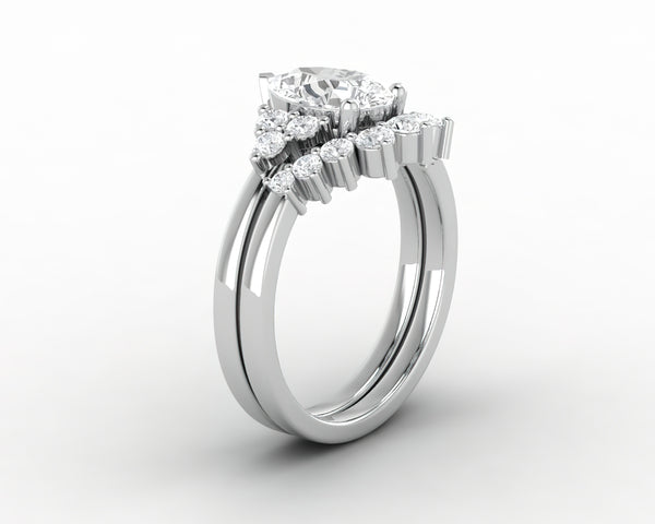 Astrid 1.2 Ct Pear Cut Bridal Set