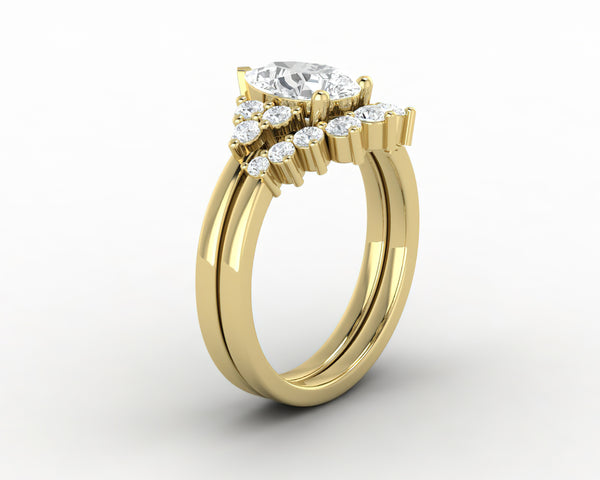 Astrid 1.2 Ct Pear Cut Bridal Set