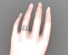 Orion Three Stone 1.20 Ct Pear Cut Engagement Ring