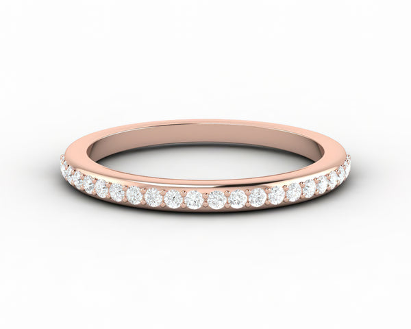 Eleonora 1/5 Ct Half Eternity Wedding Band