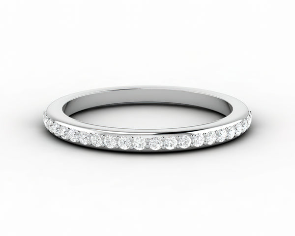 Eleonora 1/5 Ct Half Eternity Wedding Band