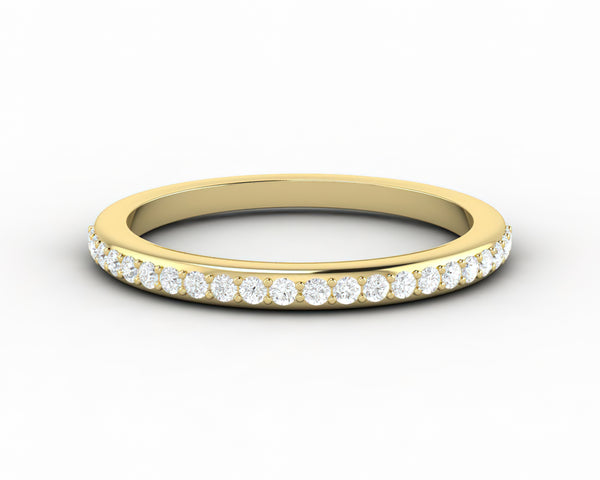 Eleonora 1/5 Ct Half Eternity Wedding Band