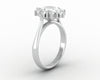 Bridget 1.0 Ct Oval Cut Halo Engagement Ring
