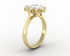 Bridget 1.0 Ct Oval Cut Halo Engagement Ring