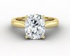 Caterina 3.25 Ct Solitaire Elongated Cushion Cut Engagement Ring