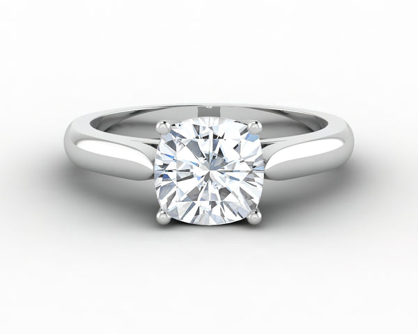 Caterina 1.5 Ct Solitaire Cushion Cut Engagement Ring
