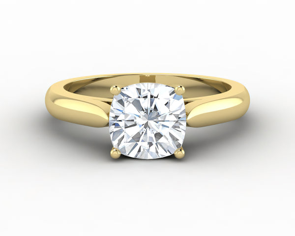 Caterina 1.5 Ct Solitaire Cushion Cut Engagement Ring