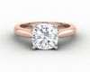 Caterina 2.25 Ct Solitaire Cushion Cut Engagement Ring