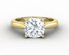 Caterina 2.25 Ct Solitaire Cushion Cut Engagement Ring