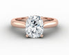 Caterina 2.25 Ct Solitaire Elongated Cushion Cut Engagement Ring