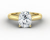 Caterina 2.25 Ct Solitaire Elongated Cushion Cut Engagement Ring