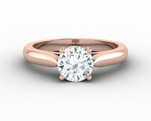 Caterina 1.0 Ct Solitaire Round Cut Engagement Ring