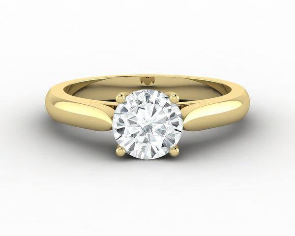 Caterina 1.0 Ct Solitaire Round Cut Engagement Ring