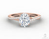 Demi 1.0 Ct Oval Cut Engagement Ring with Side Stones