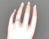 Demi 1.0 Ct Oval Cut Engagement Ring with Side Stones