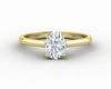 Nora 0.8 Ct Solitaire Oval Cut Engagement Ring