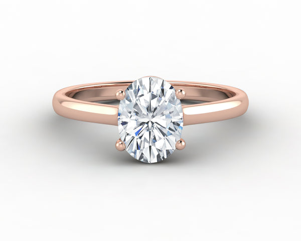 Nora 1.25 Ct Solitaire Oval Cut Engagement Ring