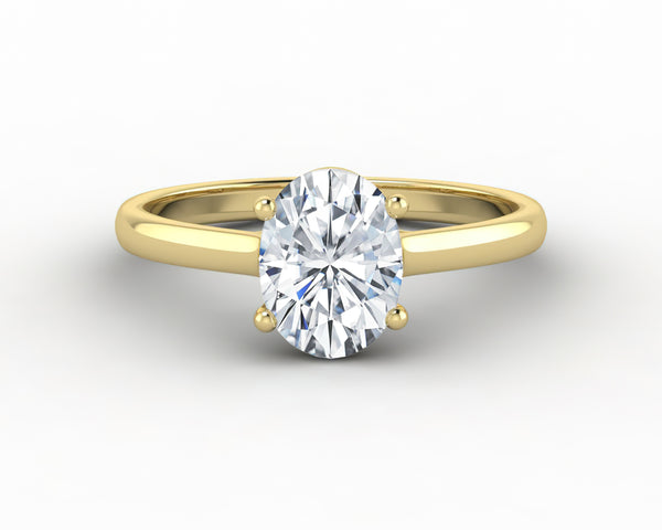 Nora 1.25 Ct Solitaire Oval Cut Engagement Ring